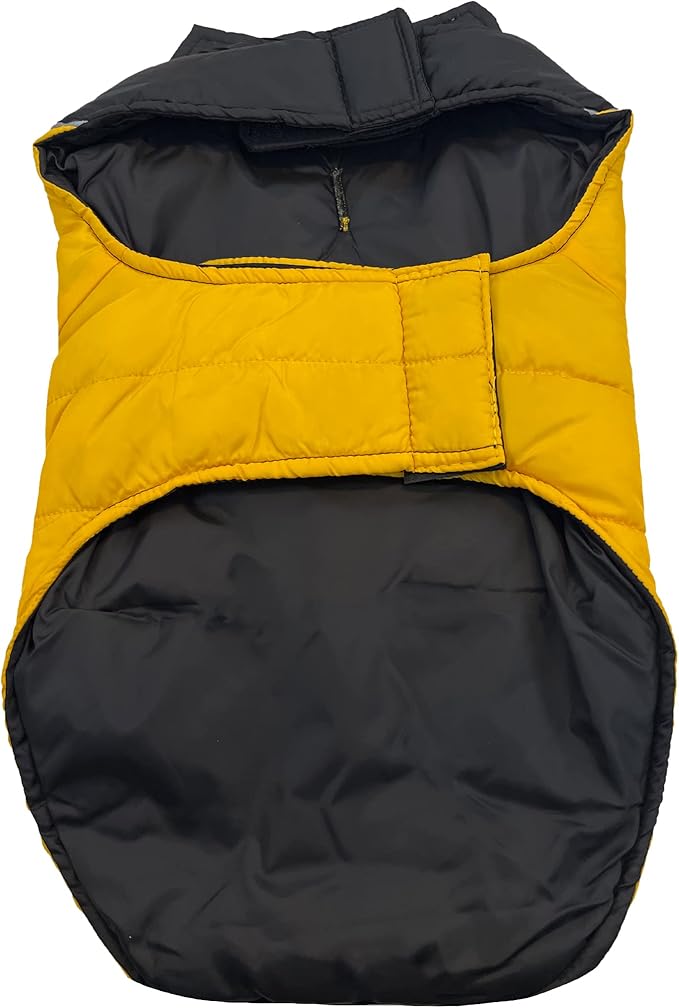 Pets First NHL Boston Bruins Puffer Vest for Dogs & Cats, Size Large. Warm, Cozy, and Waterproof Dog Coat, for Small and Large Dogs/Cats. Best NHL Licensed PET Warming Sports Jacket