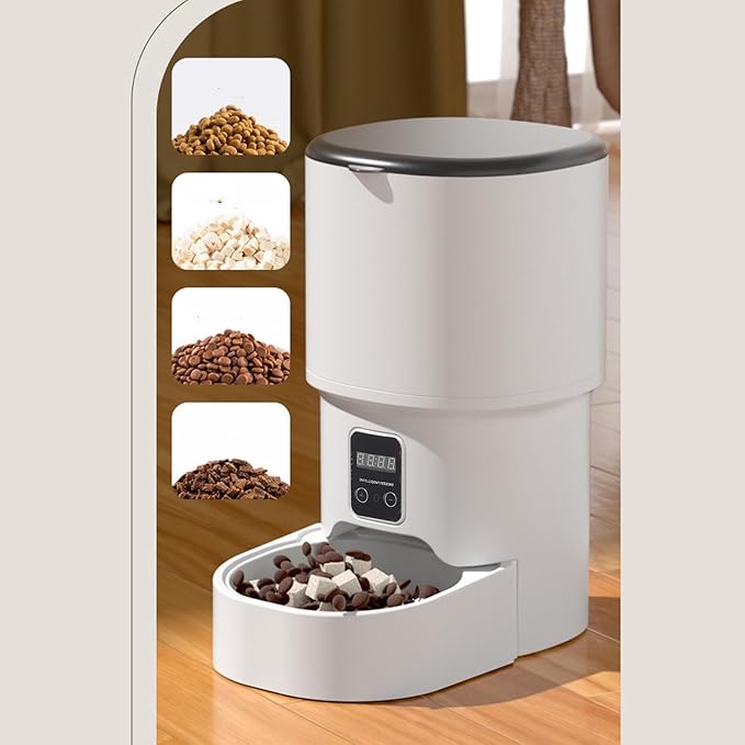 Automatic Cat Feeder Water Fountain Smart WiFi Pet Feeder and Water Dispenser with Remote Control APP for Cats and Dogs
