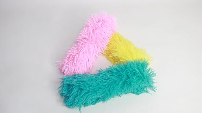 3 Fluffy Things Cat Toy Pillows with Catnip & Crinkle Fluffy Plush Cat Toys for Indoor Cats, Kittens & Adult Cats (3 Pack)
