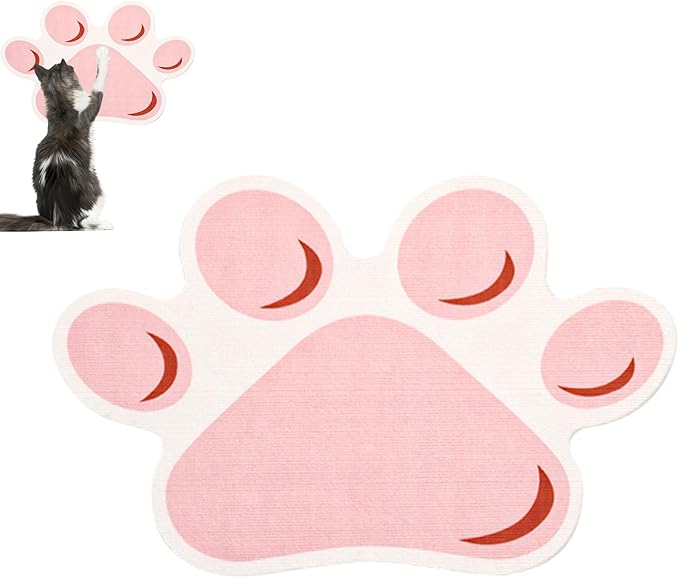 Cat Wall Scratcher | Self-Adhesive Flexible Funny - Cat Scratch Pad Cute Wall Decor | for Climbing Indoor Pet Couch Bed Carpet Door Floor Home Decor Protection