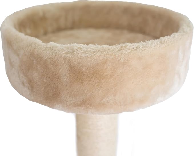 Armarkat 72" H Pet Cat Tower, Tower EntertaInment Real Wood Furniture With Lounge Basket, Perch, A7204