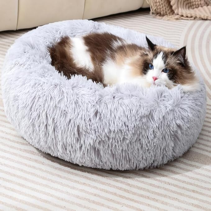 Tiny Cat Bed Kitten Bed Bunny Bed Ultra Soft Cushion Dog Bed Non Slip Bottom Puppy Bed for Baby Kittens Indoor Use for 3KG