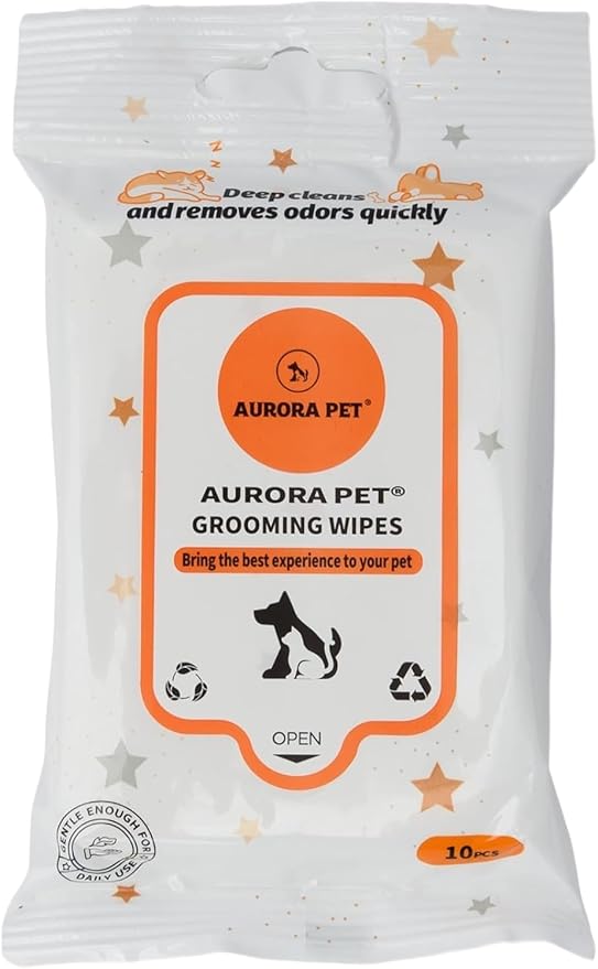 Aurora Pet Bundle Set (2) Beachside Crunchy Cat Treats (30-oz Each) with AuroraPet Wipes