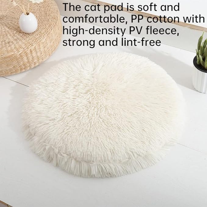Cat/Dog Hammock, Hand-woven Cotton Rope, Round Shape, Suitable for Small Breeds, Easy to Install/Remove, Can be Used as a Bed or Toy