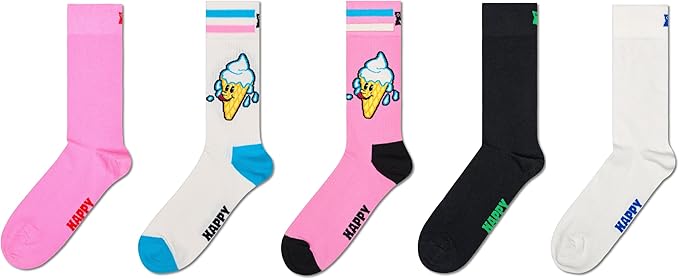 Happy Socks 5-Pack Pattern Socks