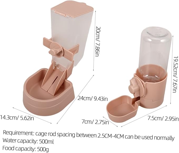 Milisten 1set Automatic Cat Feeder Running Water Bowl Pet Water Dispenser for Dogs Easy Install Clean