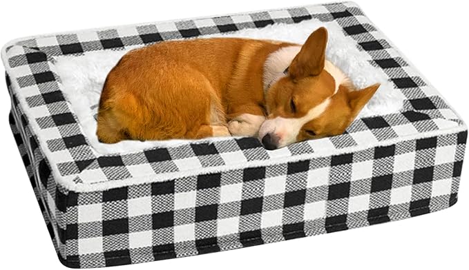 Cat Bed - Warm Pet Sleeping Nest Cuddler | Pet Sofa Bed for Small Dogs - for Living Room Crate Interior Bedroom Home