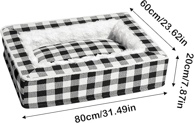 Cat Bed - Warm Pet Sleeping Nest Cuddler | Pet Sofa Bed for Small Dogs - for Living Room Crate Interior Bedroom Home