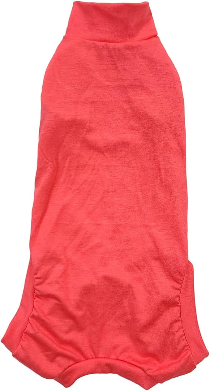 Sphynx Cat Clothes Sleeveless Bodysuit Elastic Hairless Cat Pajamas Pet Clothes Cat Surgery Recovery Suit for Cats Dogs After Surgery Wear Suit (Red, X-Large (11-14 lbs))