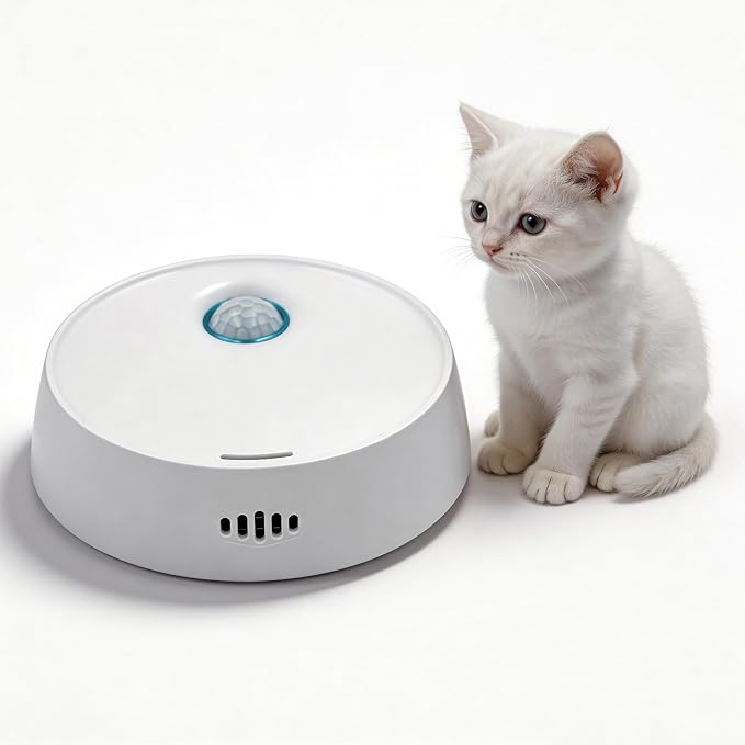 Cat Litter Deodorizer Pets Odor Eliminator, 99% Dust-Free Smart Litter Deodorization for All Kinds of Cat Litter Box Pets Room Wardrobe Kitchen Shoe Cabinet Toilet and Small Area (White, P2)