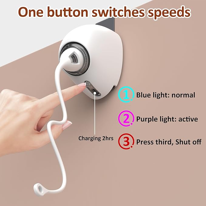 Cat Toys for Indoor Cats,Interactive Door Hanging Retractable Kitten String Toys,Electronic Self Play Cat Teaser Toy