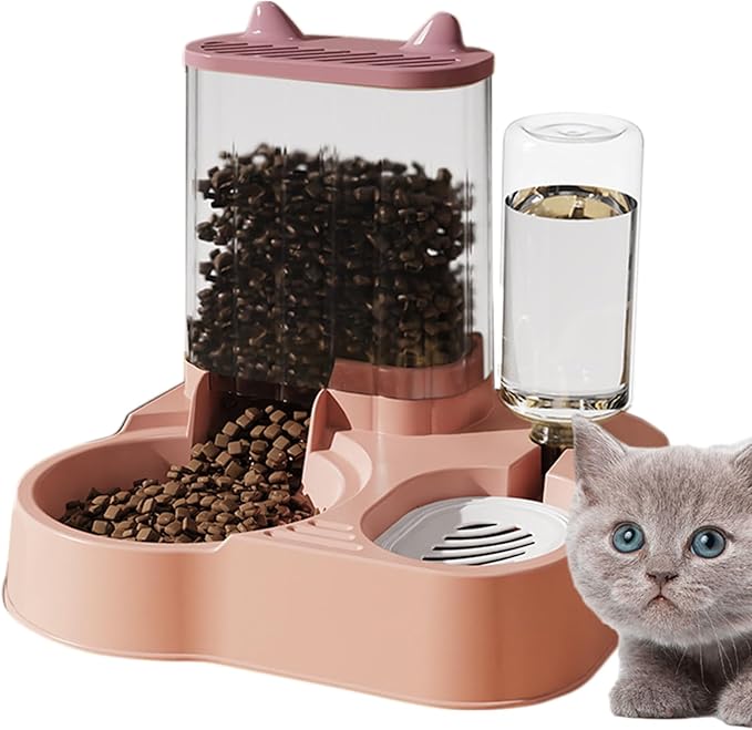 Pet Food Dispenser – Automatic Dog and Cat Feeder with Water Bowl, Smart Portion Control | Longtail Large Capacity Feeding Solution for Pets Indoor Outdoor Use