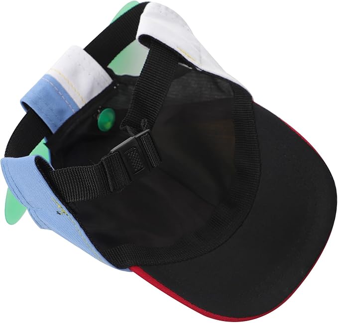 Cats Dogs Propeller Hat Halloween Costume Accessory for Cats Dogs Cute Funny Colorful Pets Rainbow Helicopter Hat Baseball Cap