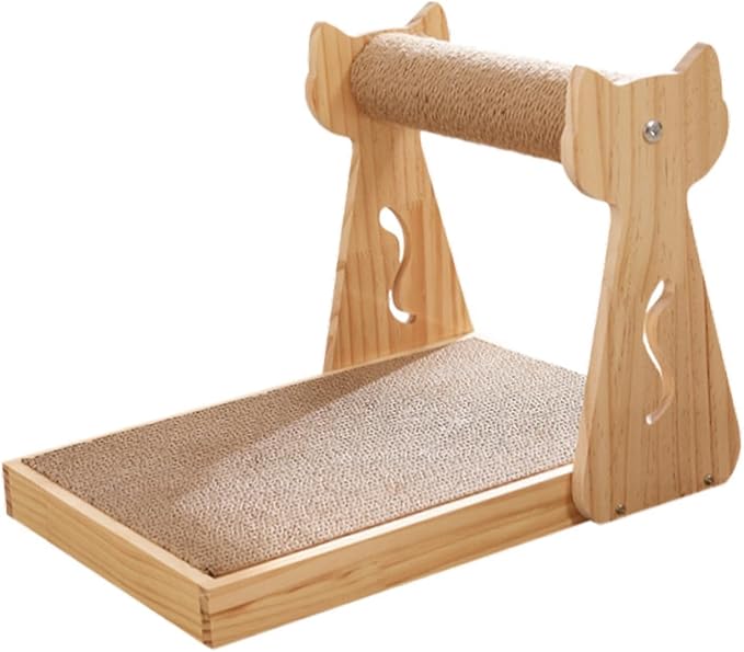Cat Scratcher Lounge Bed Multi-Functional Scratching Mat Board for Kittens Playing Sleeping Training Furniture Protector- Without Ball