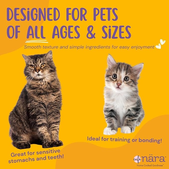Café Nara Lickable Cat Treats Variety Pack - Tuna and Chicken Flavors - 6 Packs Each
