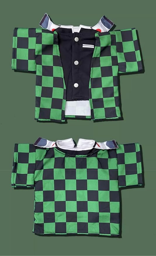 Selena Cute Cat Costumes Cartoon Japanese Anime Cosplay Dog Clothes Kawaii Cute Puppy Kitten Pet Apparel (X-Large,Green)