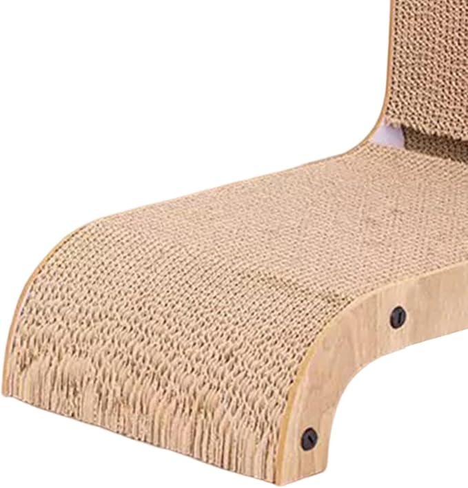 L Shaped Cat Scratcher Cardboard Cat Scratching Board Cat Sleeping Bed Grinding Paws Lounge Bed Vertical Cat Scratch Pad, Style B