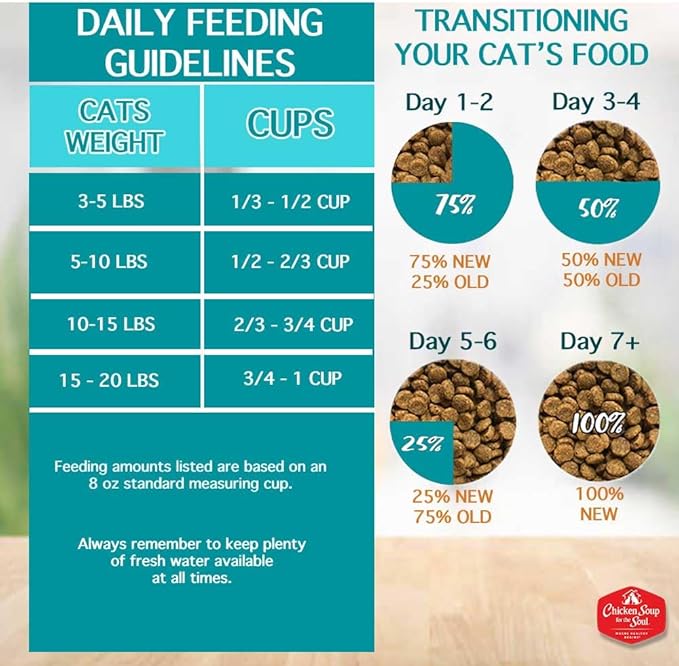 Chicken Soup for the Soul All Natural Premium Adult Dry Cat Food, Real Meat First Ingredient, No By-Products, Supports Heart, Gut & Immune Health, Chicken & Brown Rice, 4.5lb (Pack of 2)