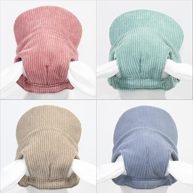 Baseball Cap for Dog Cat with Ear Holes Adjustable Hat Cute Puppy Kitten Pet Outdoor Sun Protection Sport Costume Apparel (Small,Pink)