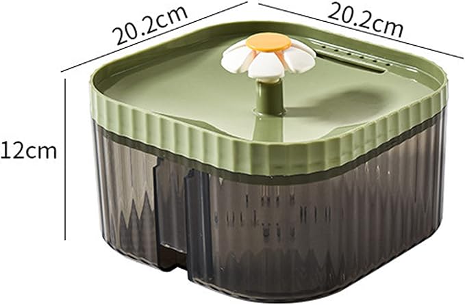 Cat Water Fountain, 2.5L Ultra Quiet Pet Water Dispenser with Smart Pump and Filters, Automatic Fountain for Dog & Cat