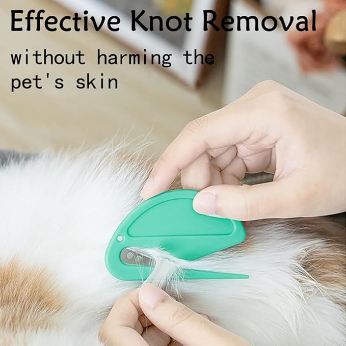 1 Piece Knotting Comb for Cats, Pet Knotting Comb Pet Supplies for Dog Pet Hair Removal Tool,Red