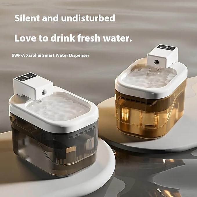 Cats Drinking Fountain Pet Water Dispenser Automatic Watering Feeders Quiet Cats Bowl for Multiple Water Dispenser with Sensing
