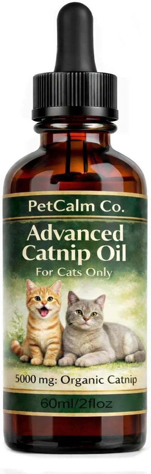 PetCalm Co. Catnip Oil — Daily Wellness for Cats (60 Ml / 2 Fl Oz)