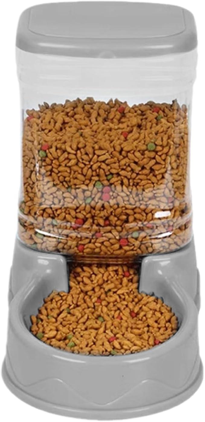 Large Capacity Pet Drinking Dispenser - Automatic Cat Dog Feeder, Bowl | Watering Station for Small Medium Puppy Kitten Animals, Spill Resistant Household Indoor Supply