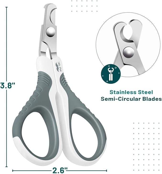 Mr. Pen- Cat Nail Clipper, Stainless Steel, Professional Sharp Cat Claw Trimmer for Small and Medium Cats, Pet Nail Clipper with Sturdy Non Slip Handle