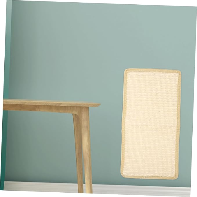 Toddmomy Cat Scratch Pad Sisal Pet Scratch Rug for Furniture Protection Washable Cat Sisal Bed