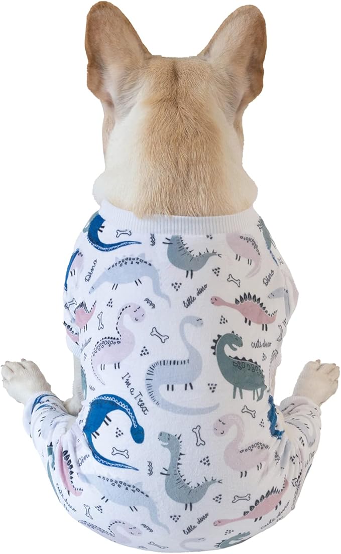CuteBone Soft Puppy Pajamas Cute Dog Pjs Jumpsuit Pet Clothes Apparel P160L