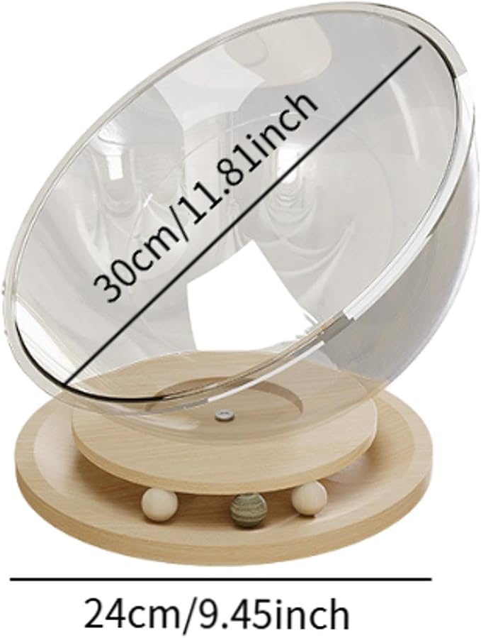 Cat Beds Space Capsule Cat Bed Sleeping Nest Cat Hammock Wooden Stand Indoor Suitable for Small Animals Home Decoration Gift Giving, Density Board S