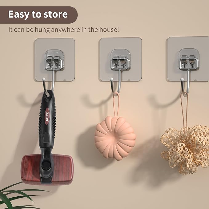 Self-Cleaning Pet Brush for Dogs & Cats - One-Button Hair Removal, Anti-Tangle Grooming Tool for Long & Short Fur