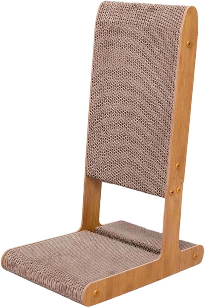 Baoblaze T Shaped Cat Scratcher Bed Cat Scratching Board Rest and Play Wear Resistant for Indoor Supplies Furniture Protector, Style A