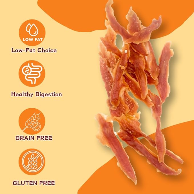 Duck Jerky Dog Treats, High-Protein & Low-Fat Chewy Snacks, Novel Protein for Sensitive Dogs & Shiny Coats, Grain-Free (2 Pack x 14.11 Ounce(Pack of 2),Duck)