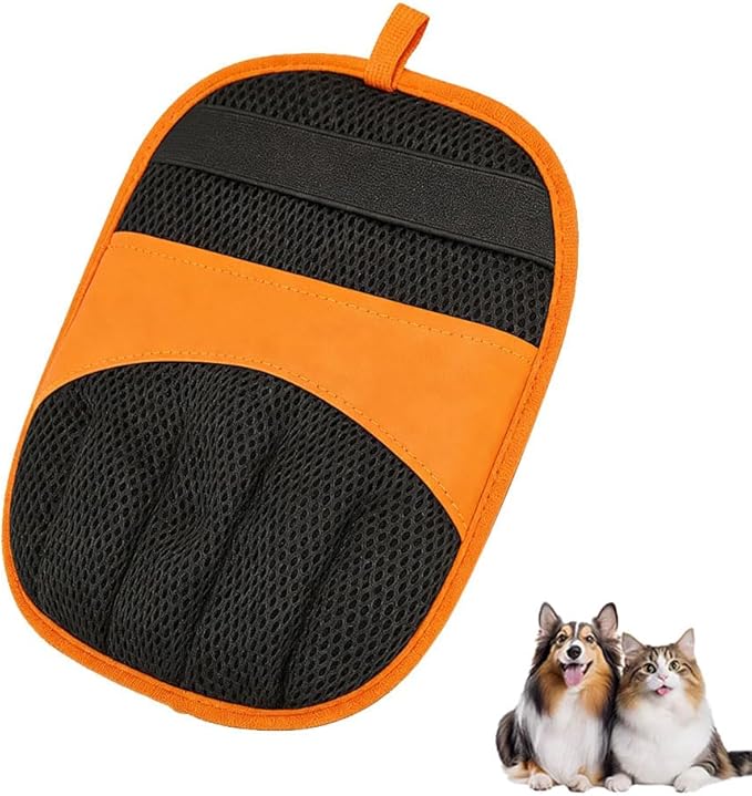 Upgraded Pet Hair Removal Glove for Cats & Dogs, New Thickened Five-Finger Electrostatic Pet Hair Remover Glove | Reusable Brush Pet Hair Remover for Couch, Carpet, Car Seat & Laundry