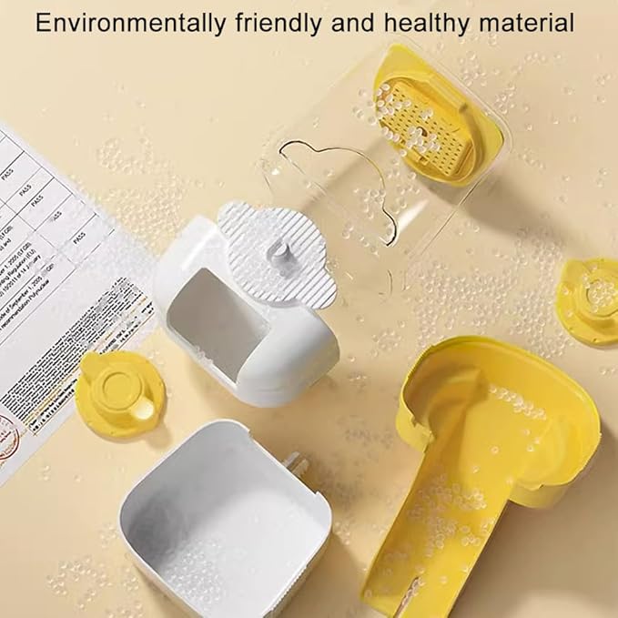 Pet Dog Cat Hanging Automatic Feeders Drinking Bowls, Auto Gravity Rabbits Feeder No Drip Water Set, Cage Pet Feeding Bowls Dispenser for Cats Dogs Puppy, Rabbit (Geen)