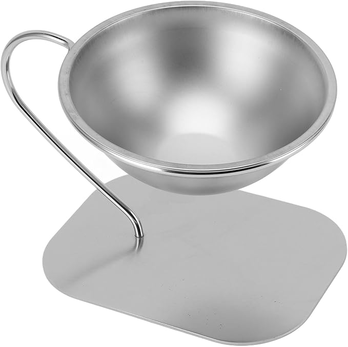 Elevated Cat Bowl Stainless Steel Tall Cat Bowl, Large Capacity, Antitilt, Suitable for Cats and Dogs.