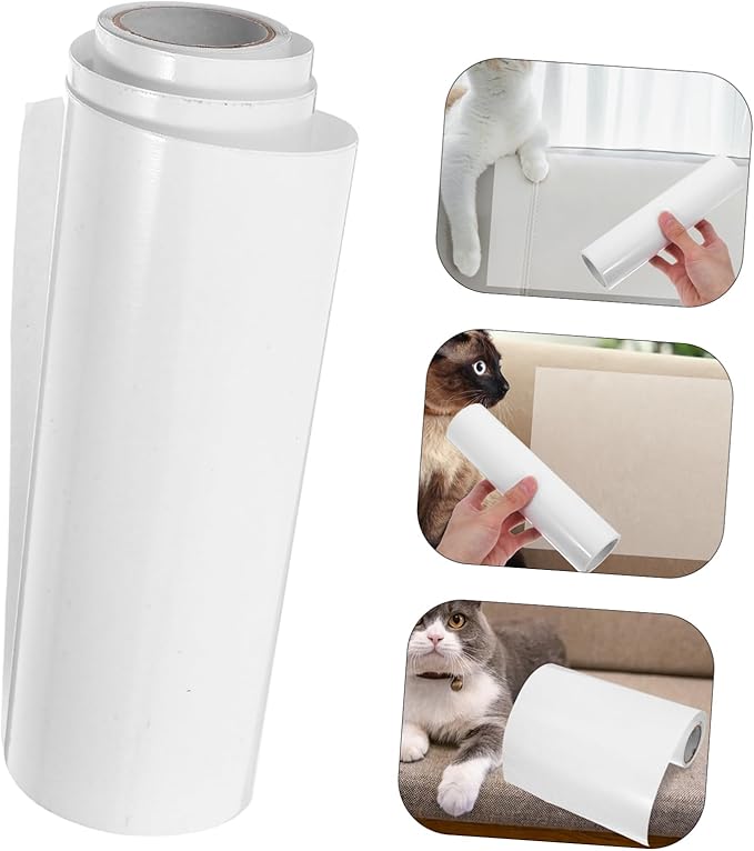 ERINGOGO Self-Adhesive Cat Scratch Tape Multi-Purpose Furniture Protector Couch Door and Bed Scratch Prevention