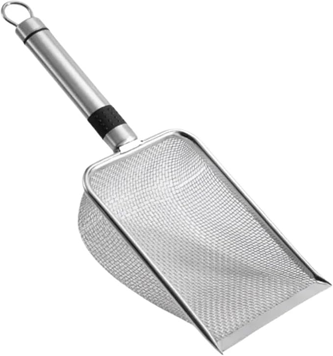 Stainless Steel Cat Litter Scoop Easy to Clean for Waste Removal