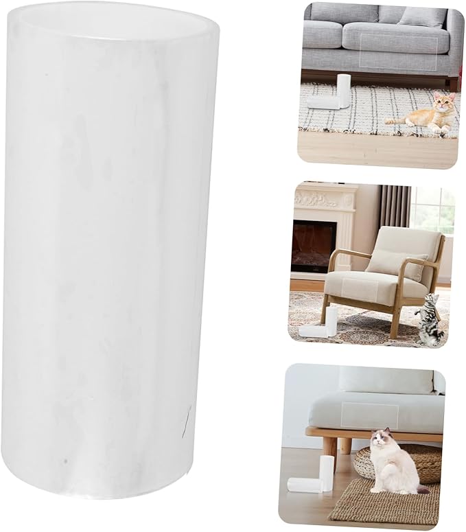 Gatuida 1roll Cat Scratch Protector Tape Transparent Heavy-Duty Adhesive for Furniture Easy to Cut Safe for Pets and Humans for Sofas and Beds