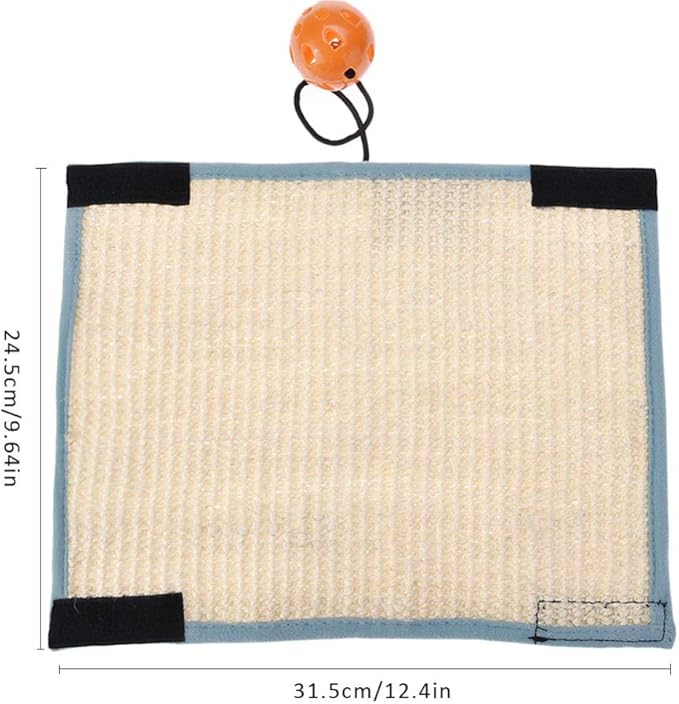 Cat Scratch Board Cat Scratch Board Sisal Furniture Bed Mattress Protector Table Chair Sofa Legs Mat Cat Kitten Scratching Toy Scratcher 1Pcs Straw