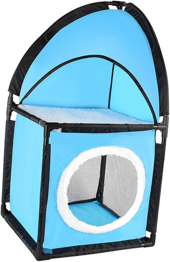 SUPVOX Double Cat Tree Furniture with Tunnel Design Cat Scratcher and Play House Removable Cushion Pet Bed Protects Furniture from Scratches