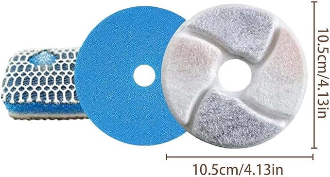 Cat Water Fountain, Drinking Pads Filter, Pet Hydration Gear with Smart Style, Utility Helper for Daily Drink, Filter Mate, Fountain Helper for Dogs Drinking Watering Kitten Animal Daily Traveling