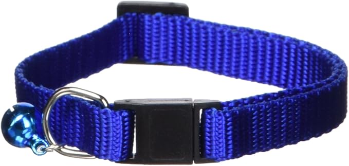 Guardian Gear Nylon Cat Collar, 8-12-Inch, Blue
