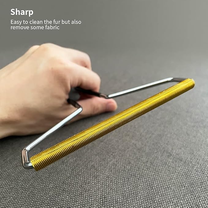 Simplified Pet Hair & Fur Remover; Supper Efficient Tool to Remove Cat and Dog Hairs from Furniture- Mat, Stairs, Cat Tree Towers; Carpet Rug Scraper; Dog Hair Removal/Remover Rake