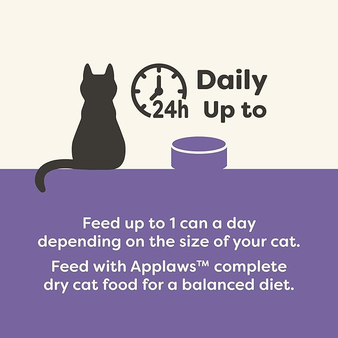 Applaws Natural Wet Cat Food in Broth, Limited and Natural Ingredients, High Protein with No Artificial Additives, Fish and Chicken Variety Selection in Broth Cans (20 x 5.5 oz Cans)
