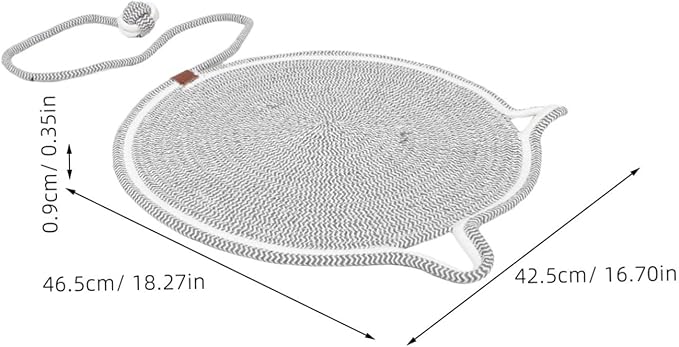 Cat Scratching Mat Cat Scratch Pad for Furniture Cozy Sleeping Mat for Couch Sofa Bed Use Grey