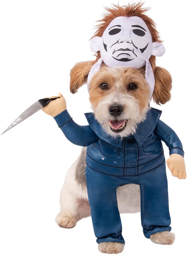Halloween: Michael Myers Pet Costume for For Dogs or Cats by Rubies, XL
