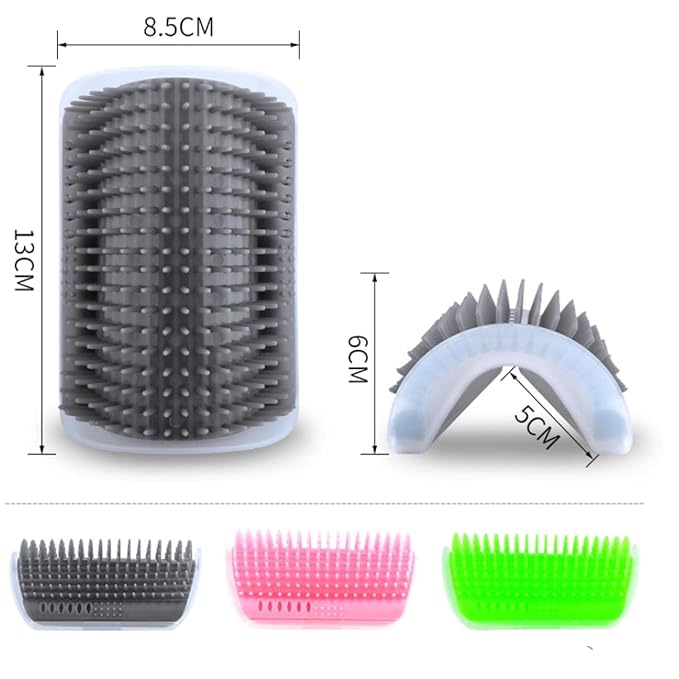 rrrrr 1pcs Pet Comb Removable Cat Corner Scratching Rubbing Brush Pet Hair Removal Massage Comb Pet Grooming Cleaning Supplies Scratcher